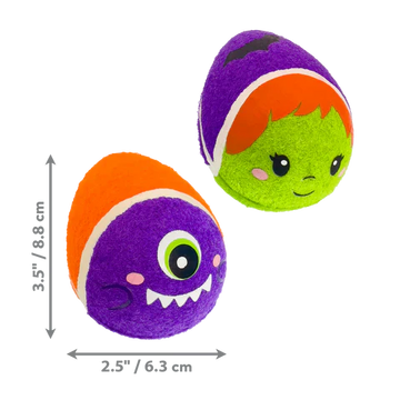 KONG Halloween Airdog Squeaker Egg 2-pk Medium