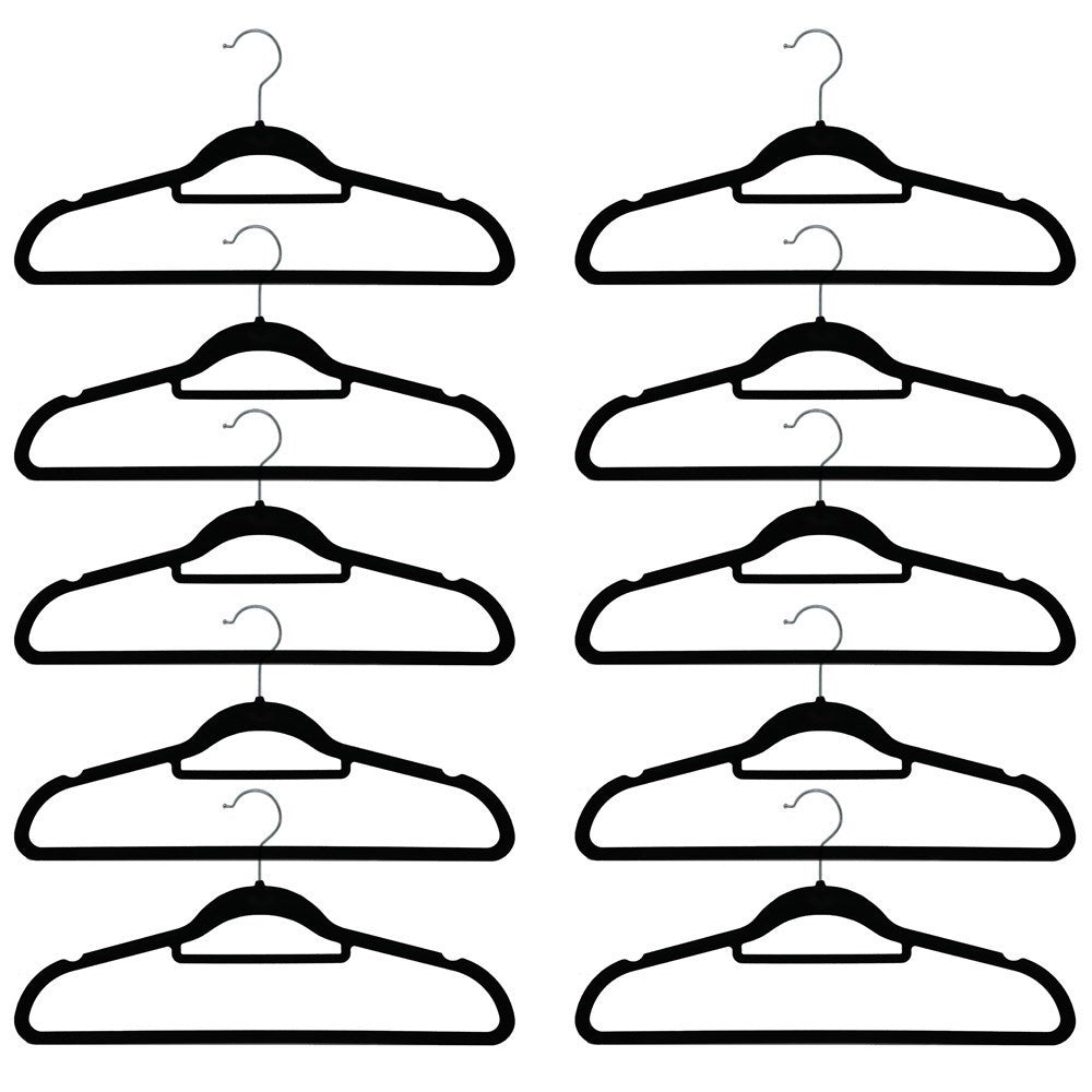HangIt Velvet Hangers – 44.5cm (10 Pack / 50 Pack)