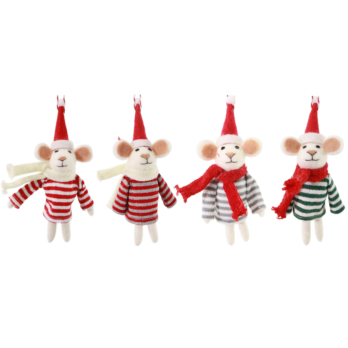 Hanging Felt Mouse Assorted