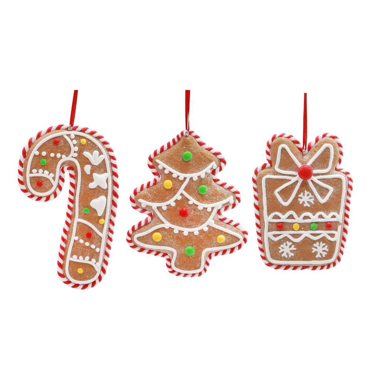 Hanging Gingerbread Deco Assorted