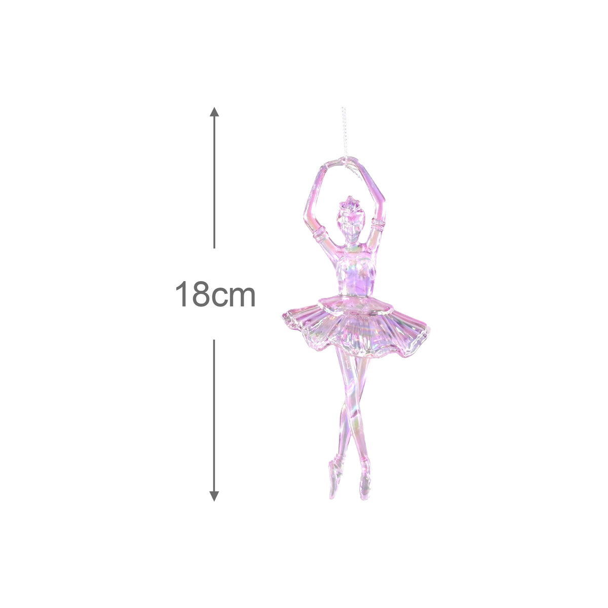 Hanging Iridescent Ballerina Assorted