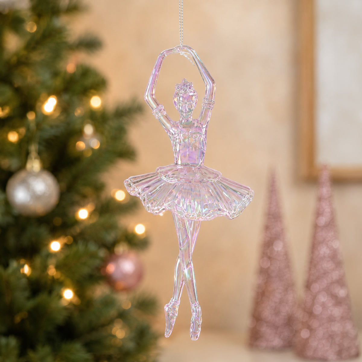 Hanging Iridescent Ballerina Assorted