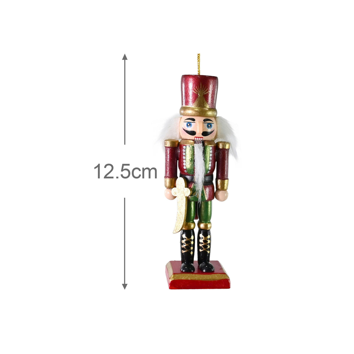 Hanging Nutcracker Metallic Assorted