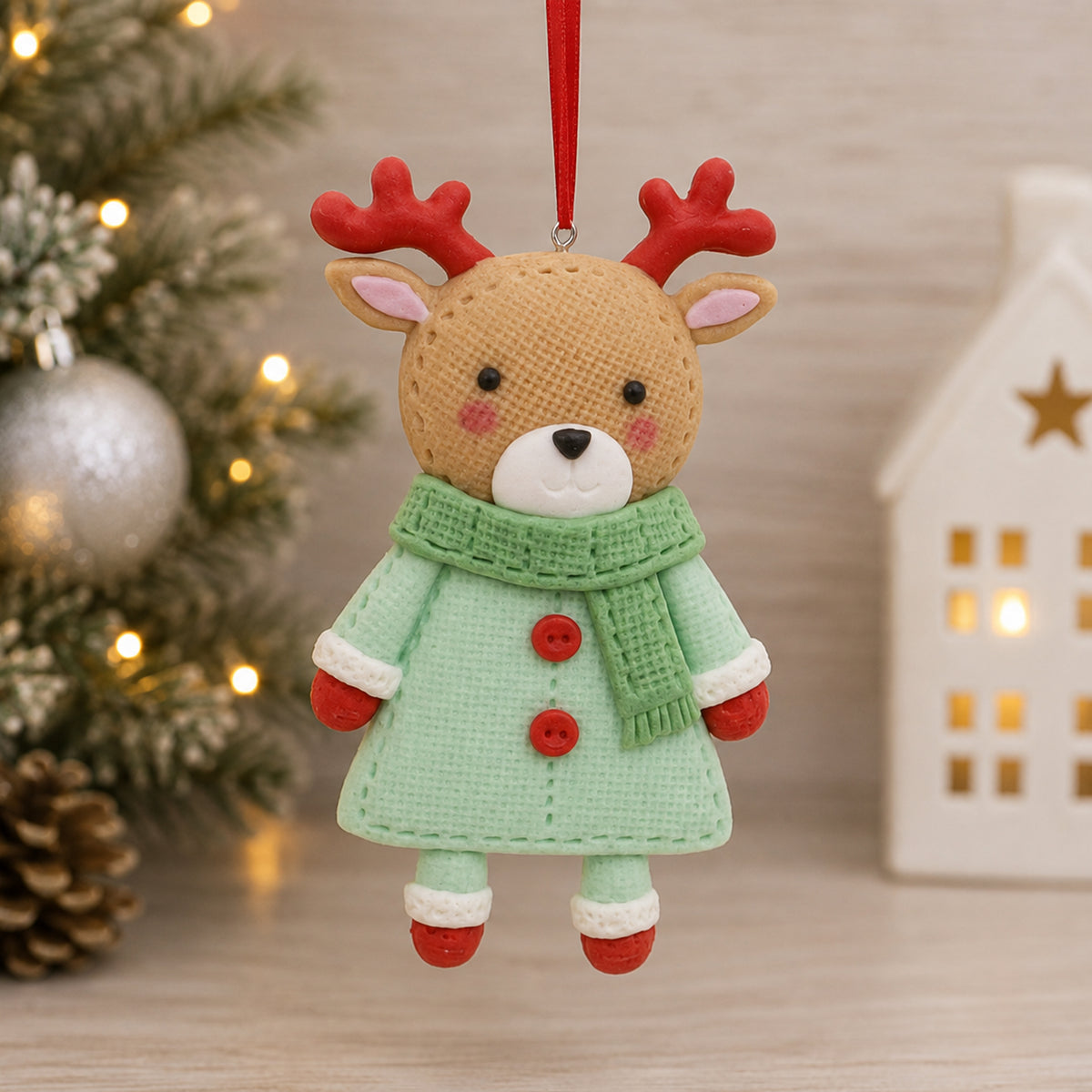 Hanging Pastel Reindeer Assorted