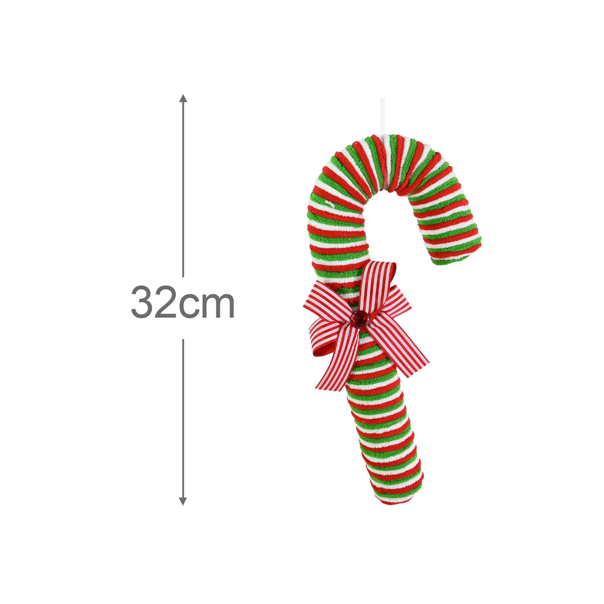 Hanging Plush Candycane Assorted