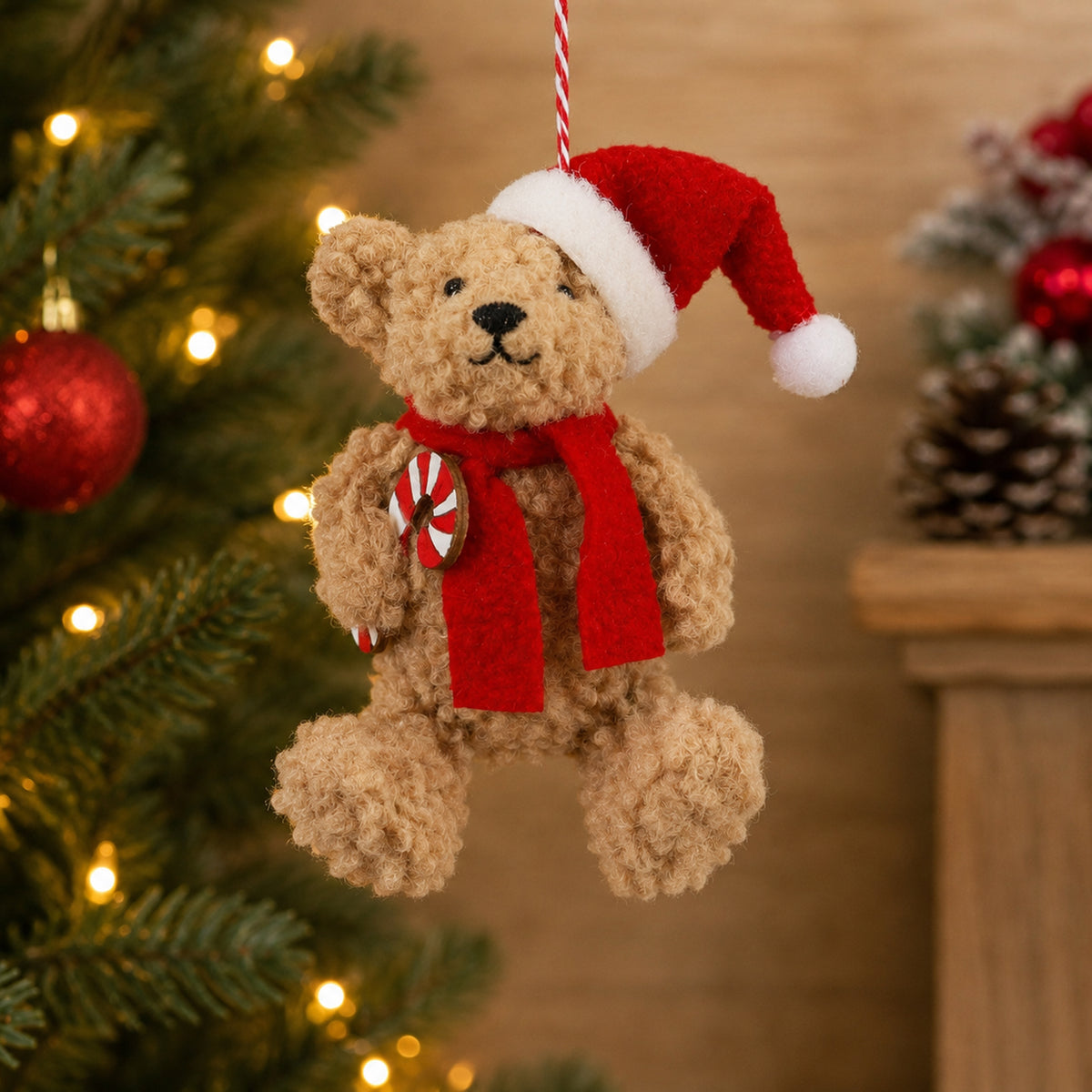 Hanging Plush Teddy Bear Assorted