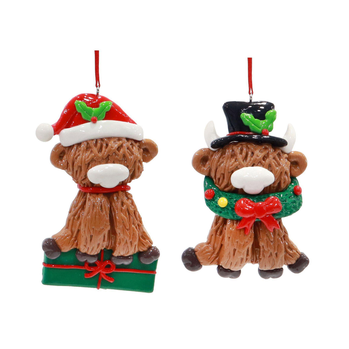 Hanging Shaggy Highland Cow Assorted