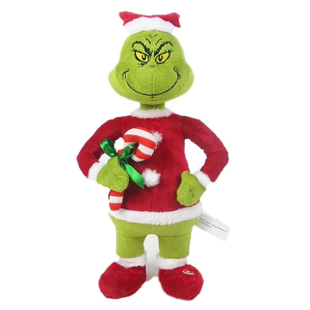 Happy Shuffle Grinch with Candy Cane