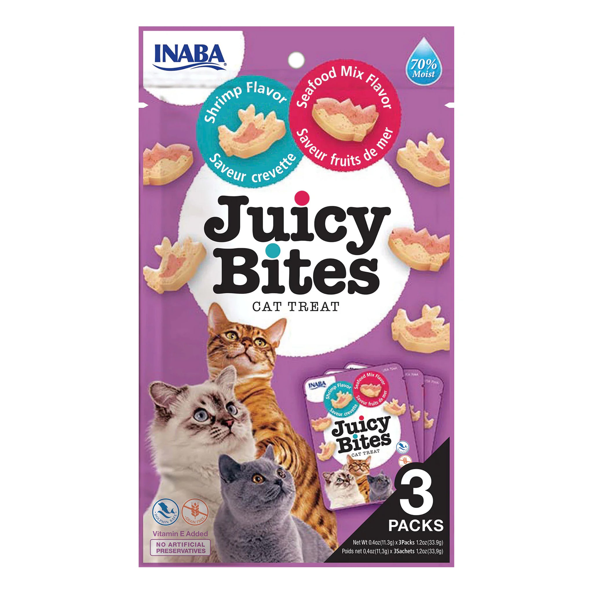INABA Cat Juicy Bites Treats – 34g