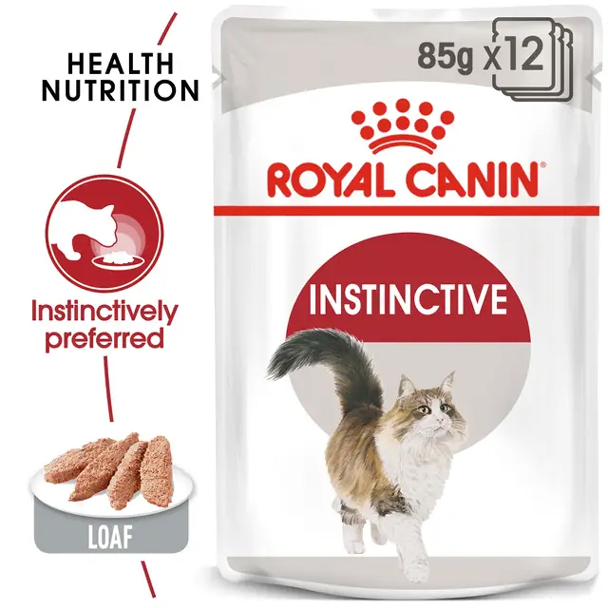 Royal Canin Cat Instinctive Loaf Pouches 85gx12
