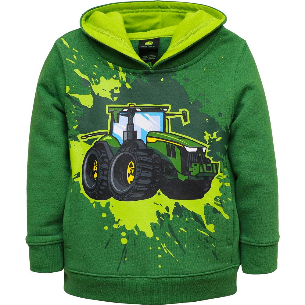 John Deere Toddler Splash Tractor Fleece Pullover