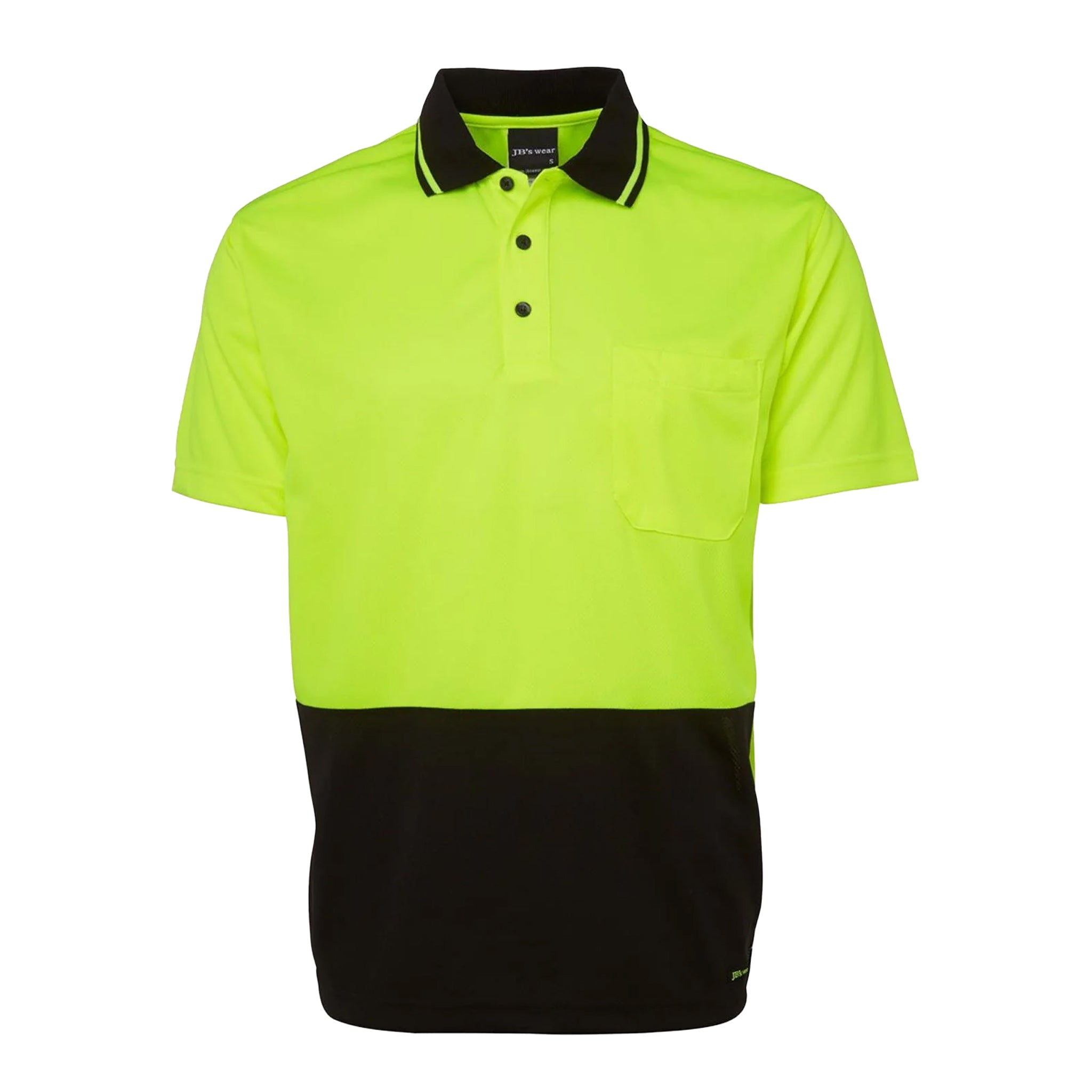 JB's Wear Hi-Vis Non-Cuff Traditional Polo