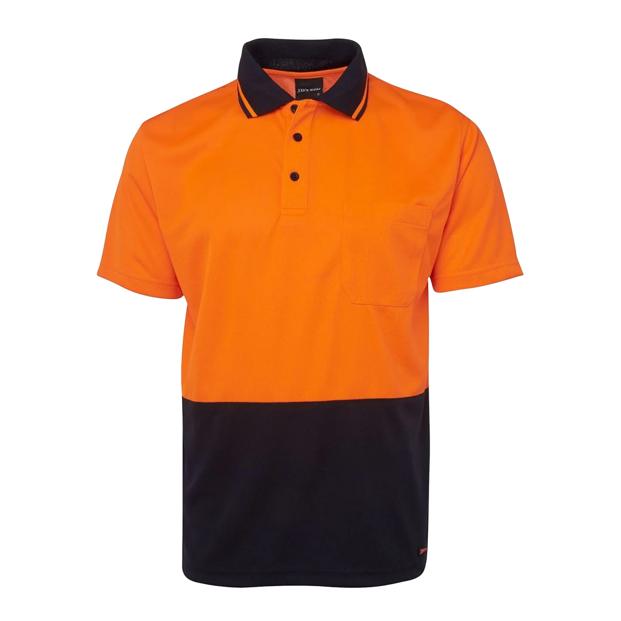 JB's Wear Hi-Vis Non-Cuff Traditional Polo