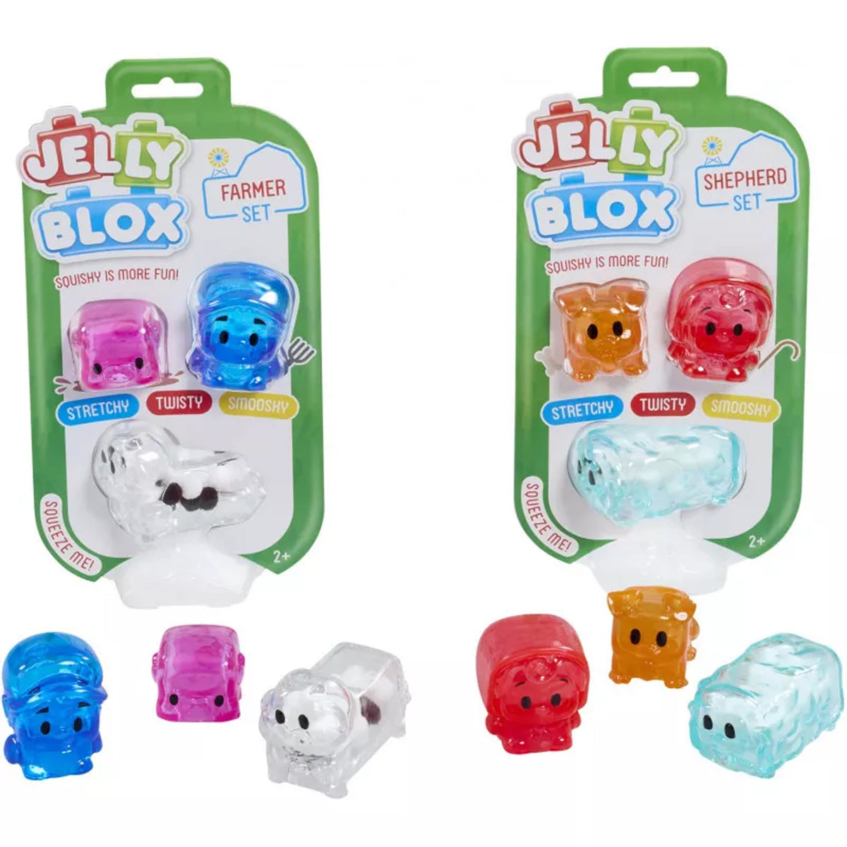 Jelly Blox - Farm Friends 3pk assorted