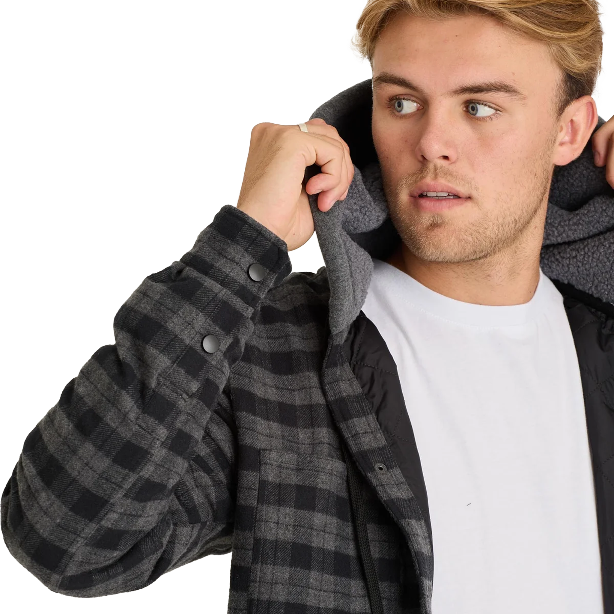 Jetpilot Quilted Sherpa Jacket