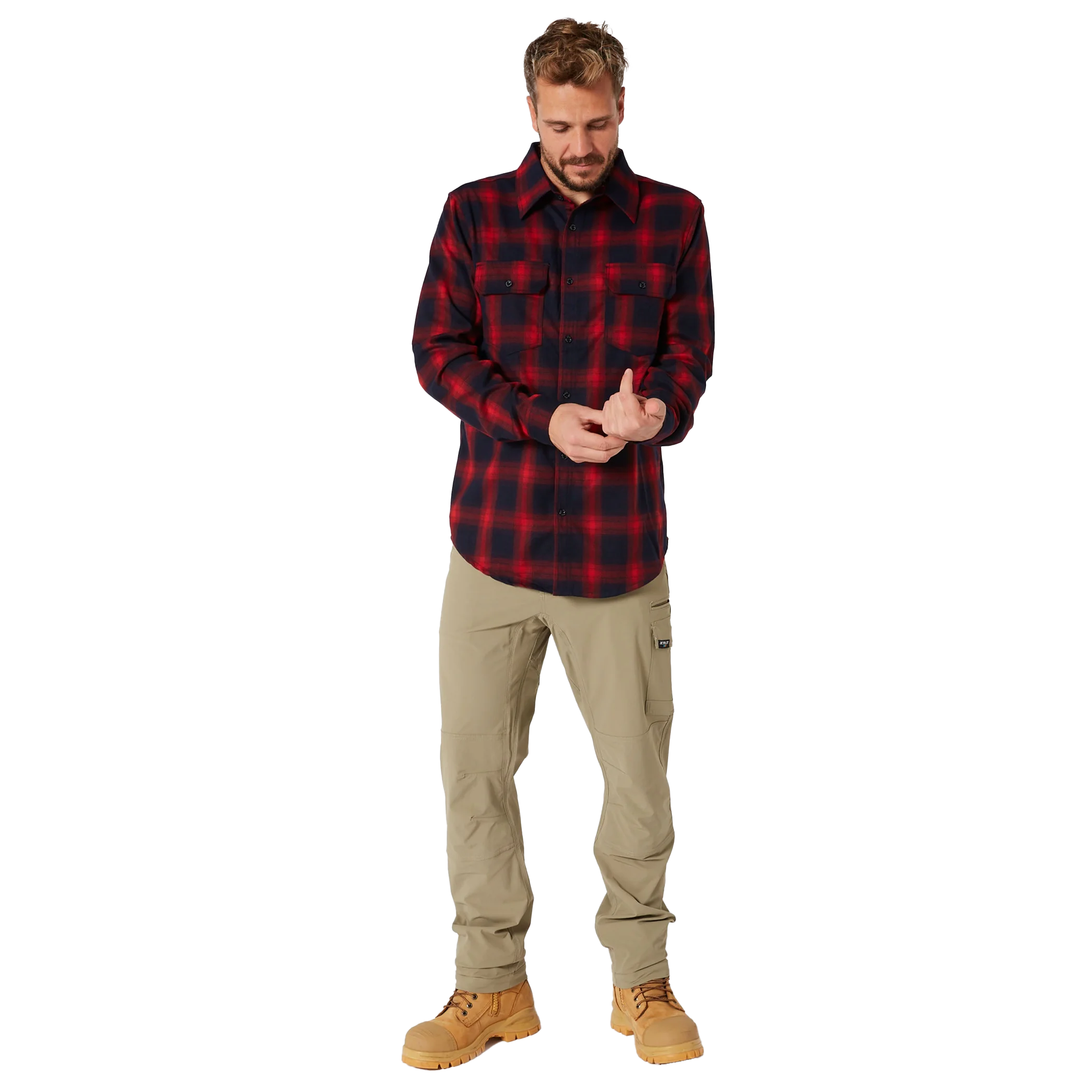 Jetpilot Red Flannel Shirt