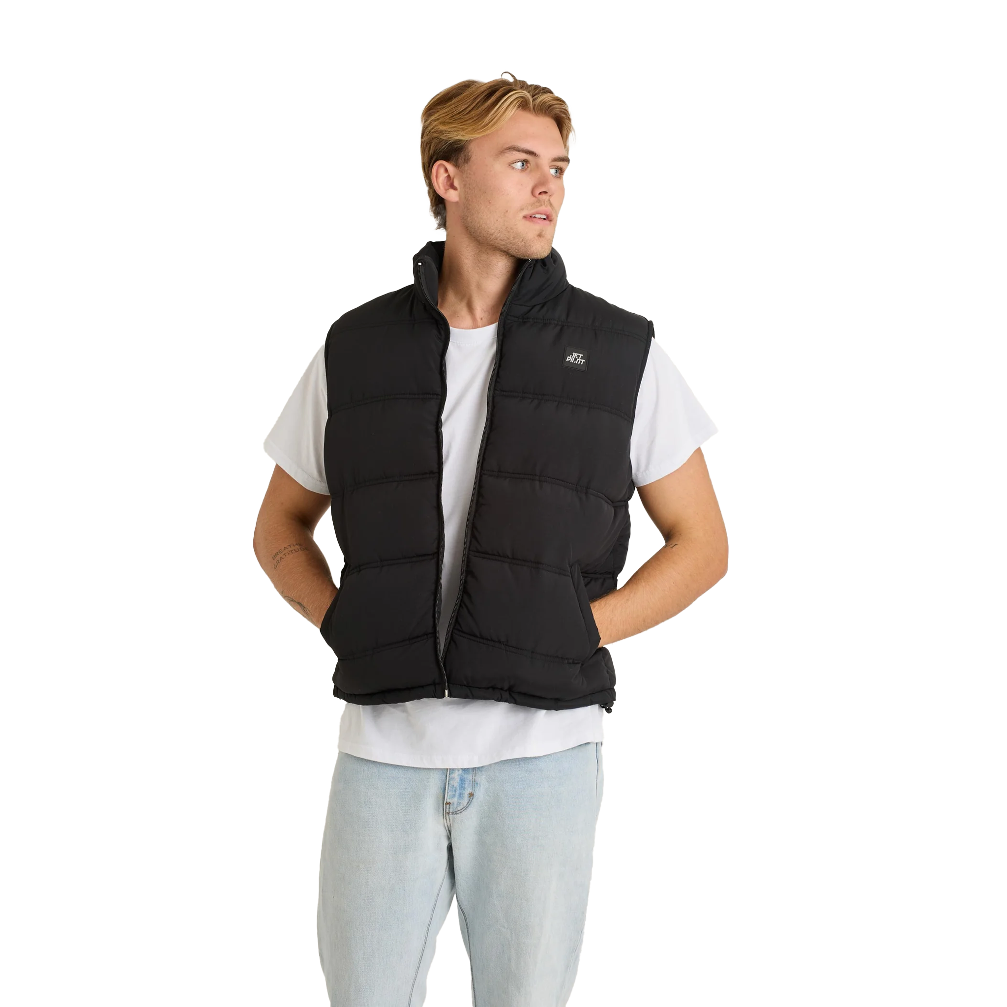 Jetpilot Zip Up Black Vest