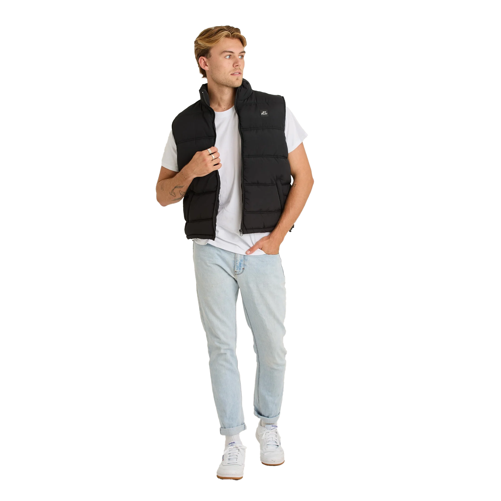 Jetpilot Zip Up Black Vest