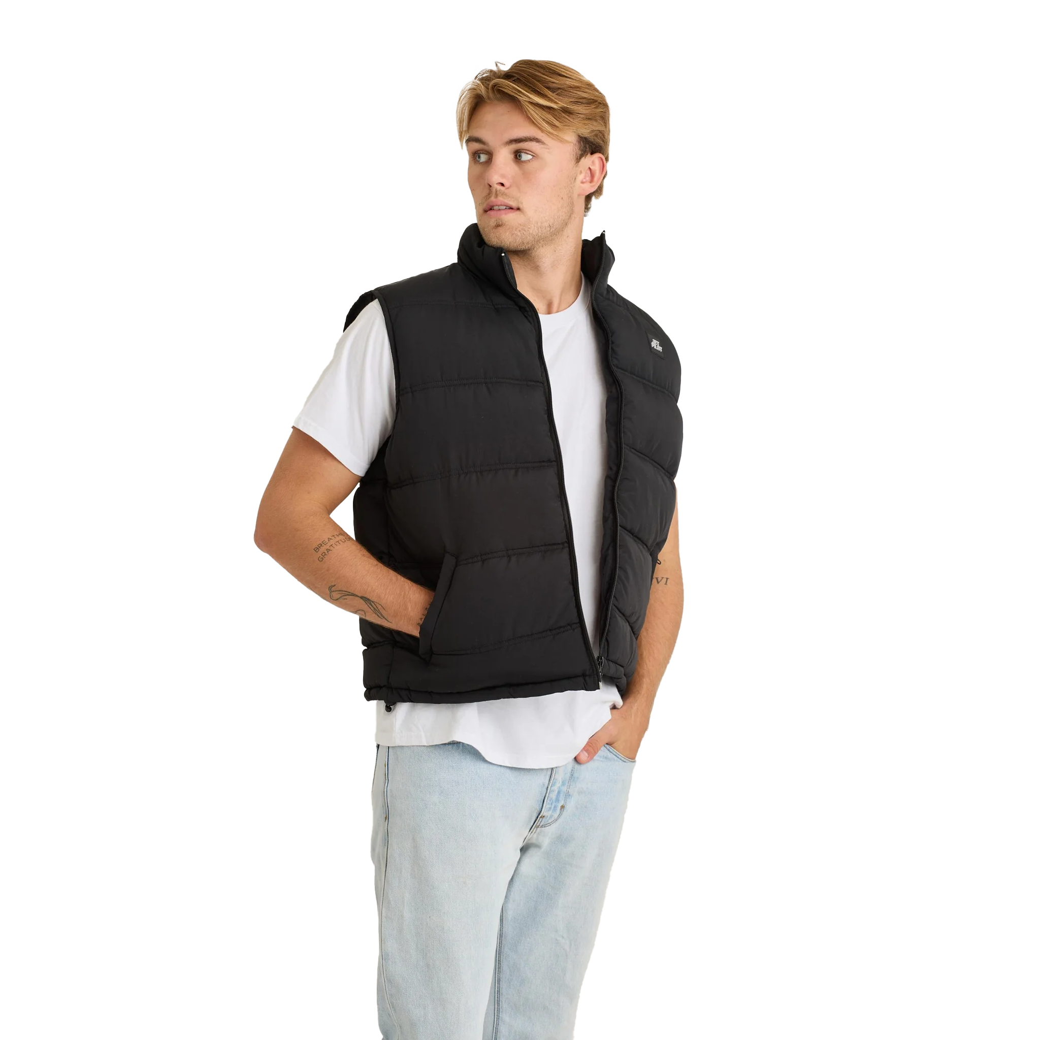 Jetpilot Zip Up Black Vest