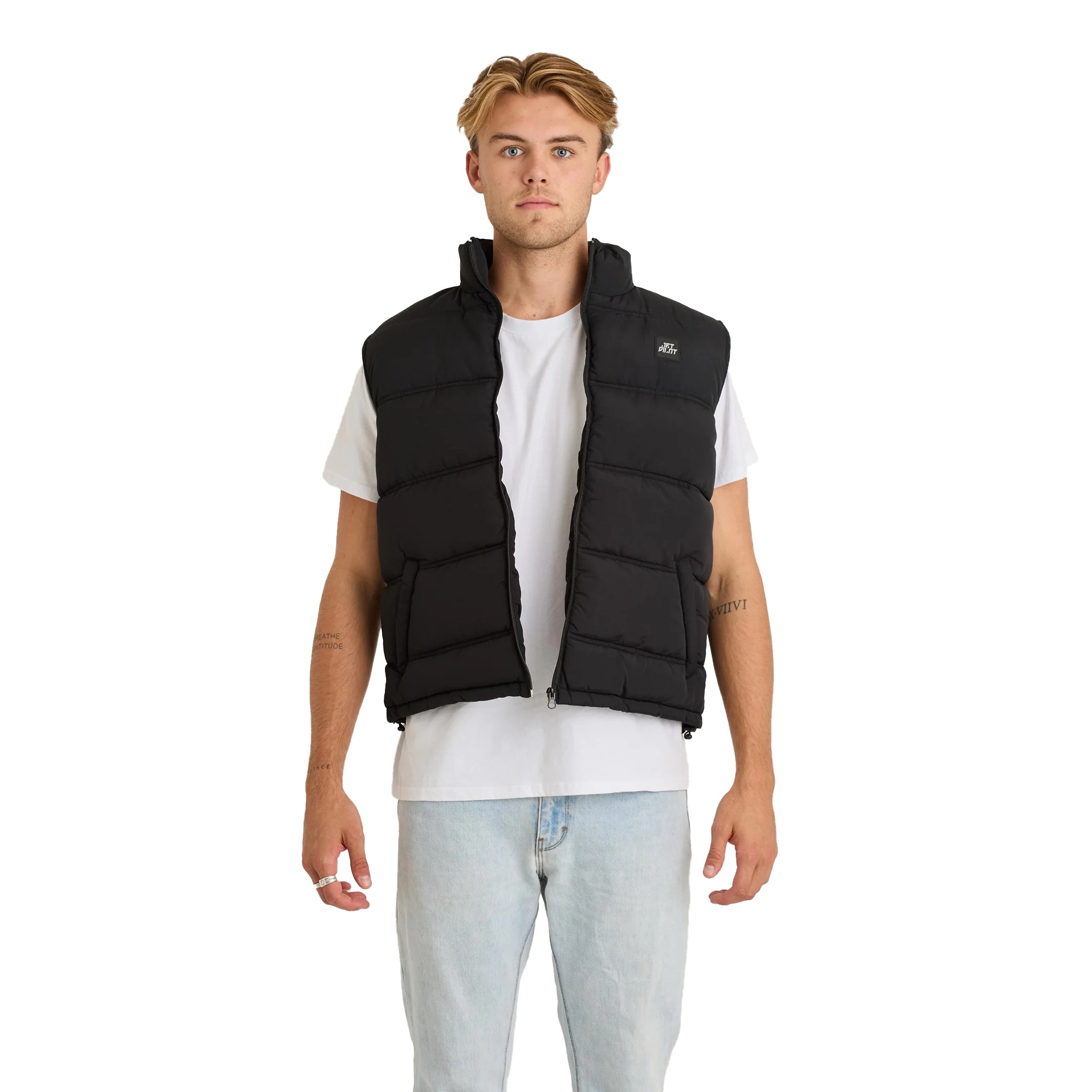 Jetpilot Zip Up Black Vest