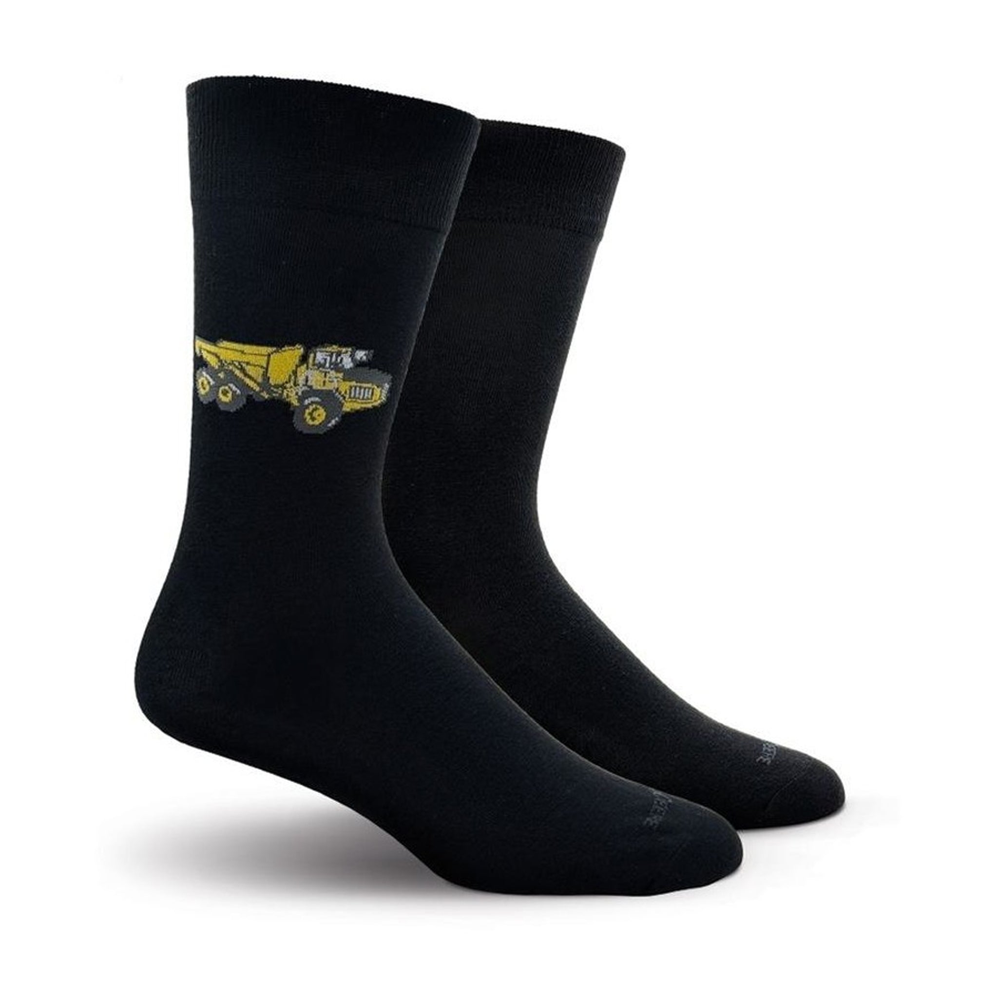 John Deere 2 Pack Dress Socks Black/Grey 10-13