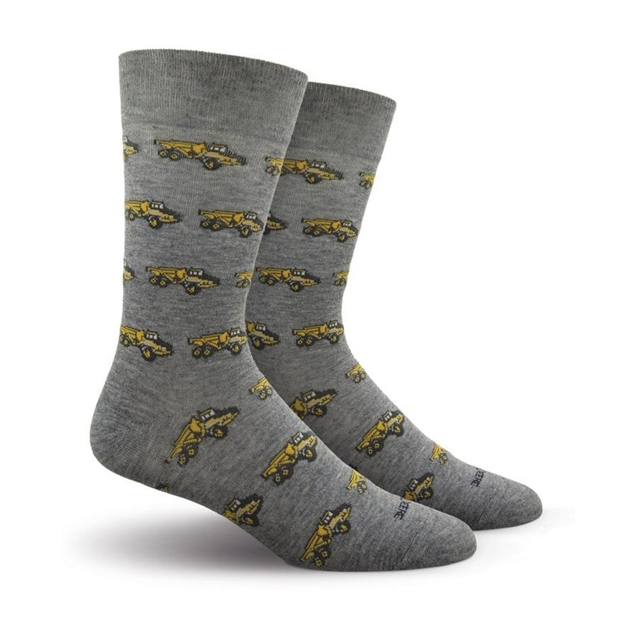 John Deere 2 Pack Dress Socks Black/Grey 10-13