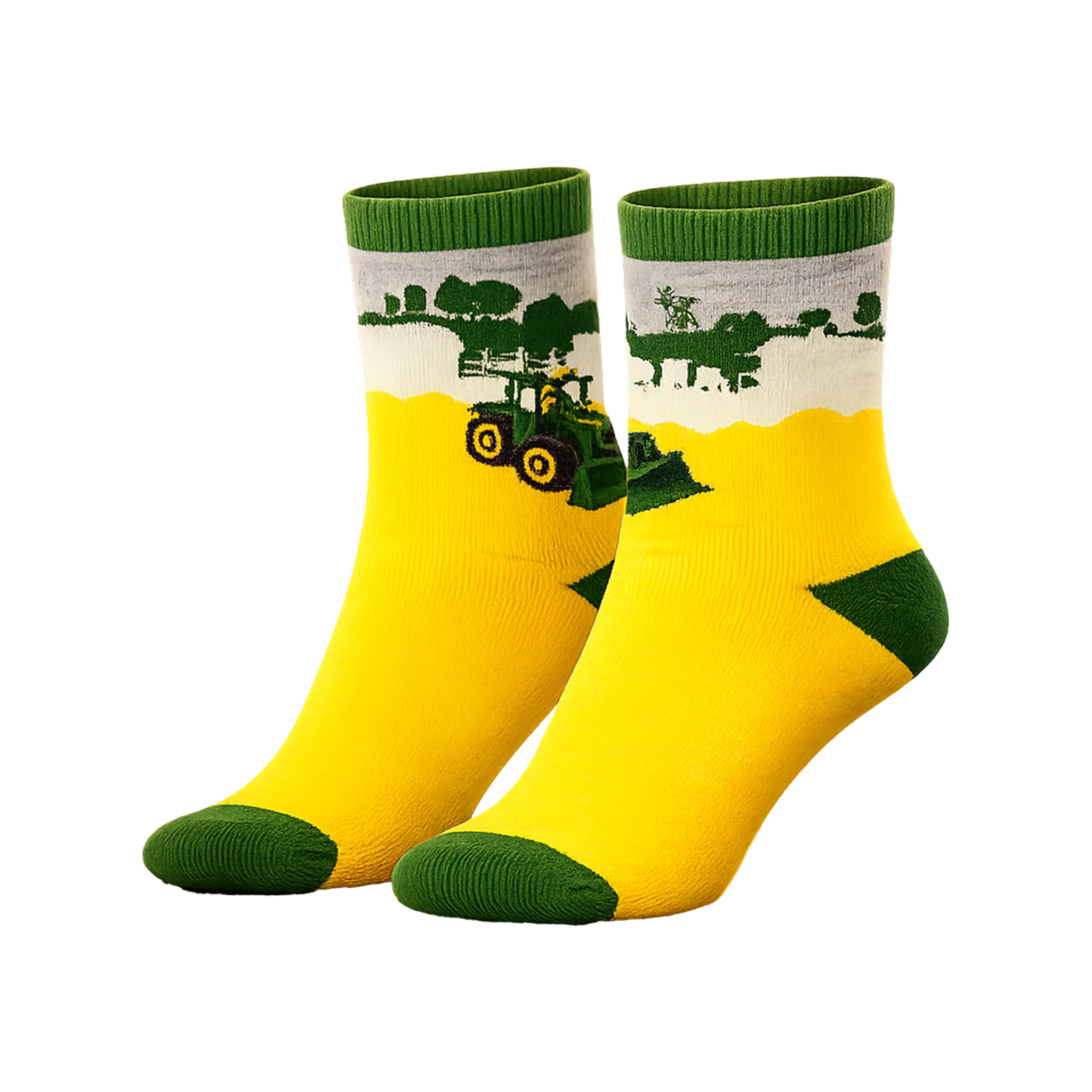 John Deere 3 Pack Crew Socks (4-6Y)