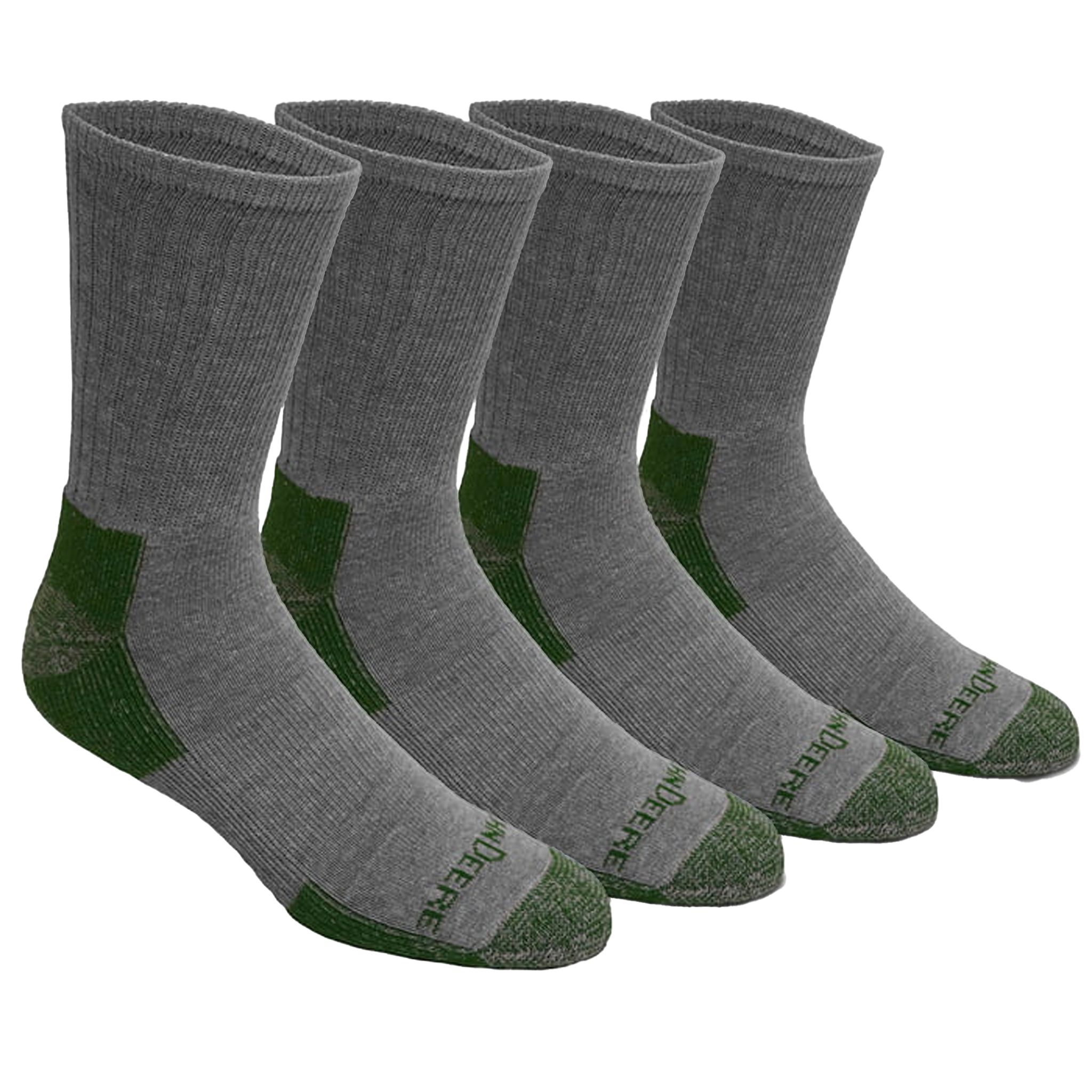 John Deere Crew Sock 4 Pack Cotton Light Heather/Grey