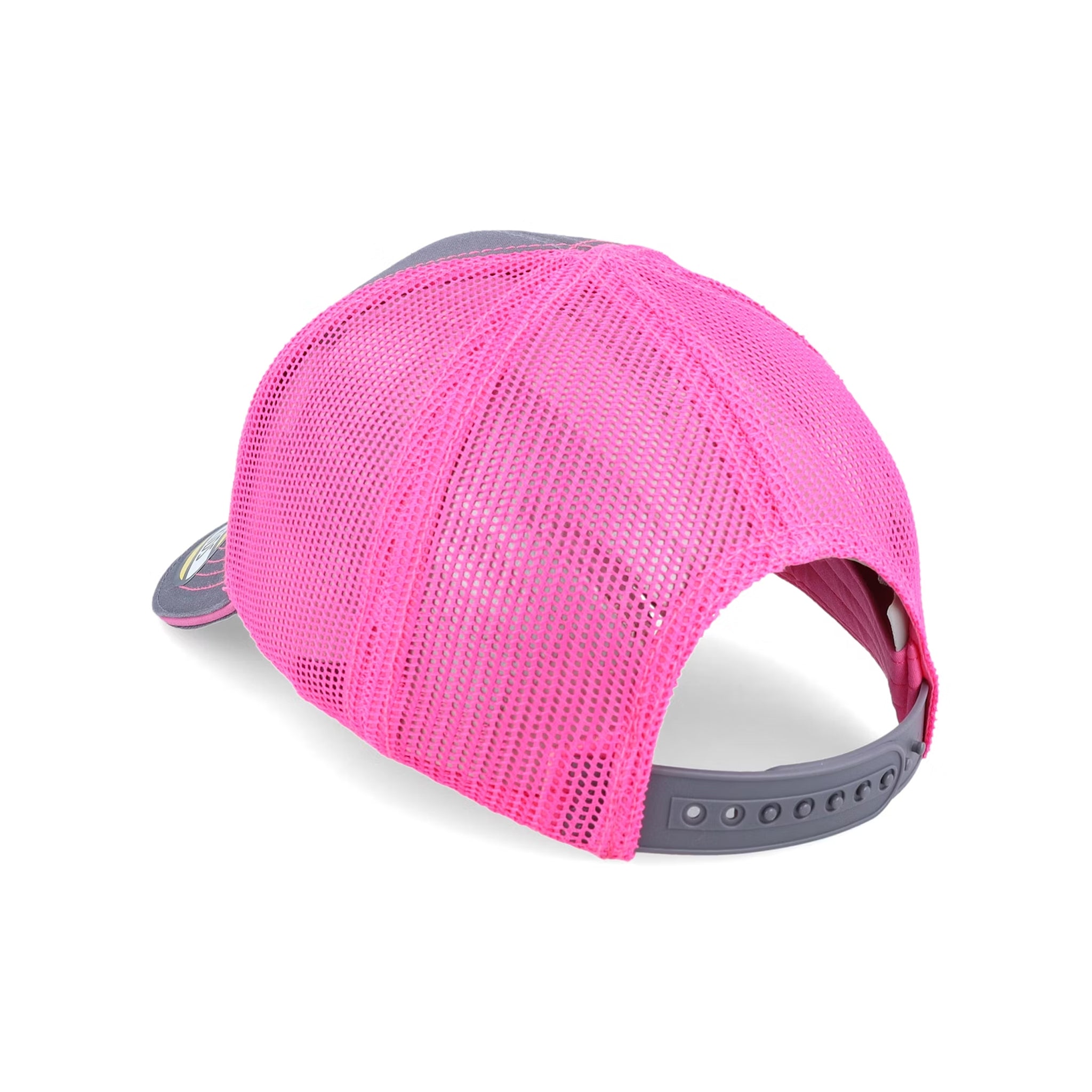 John Deere Kids & Adult Charcoal Cap with Neon Pink Mesh