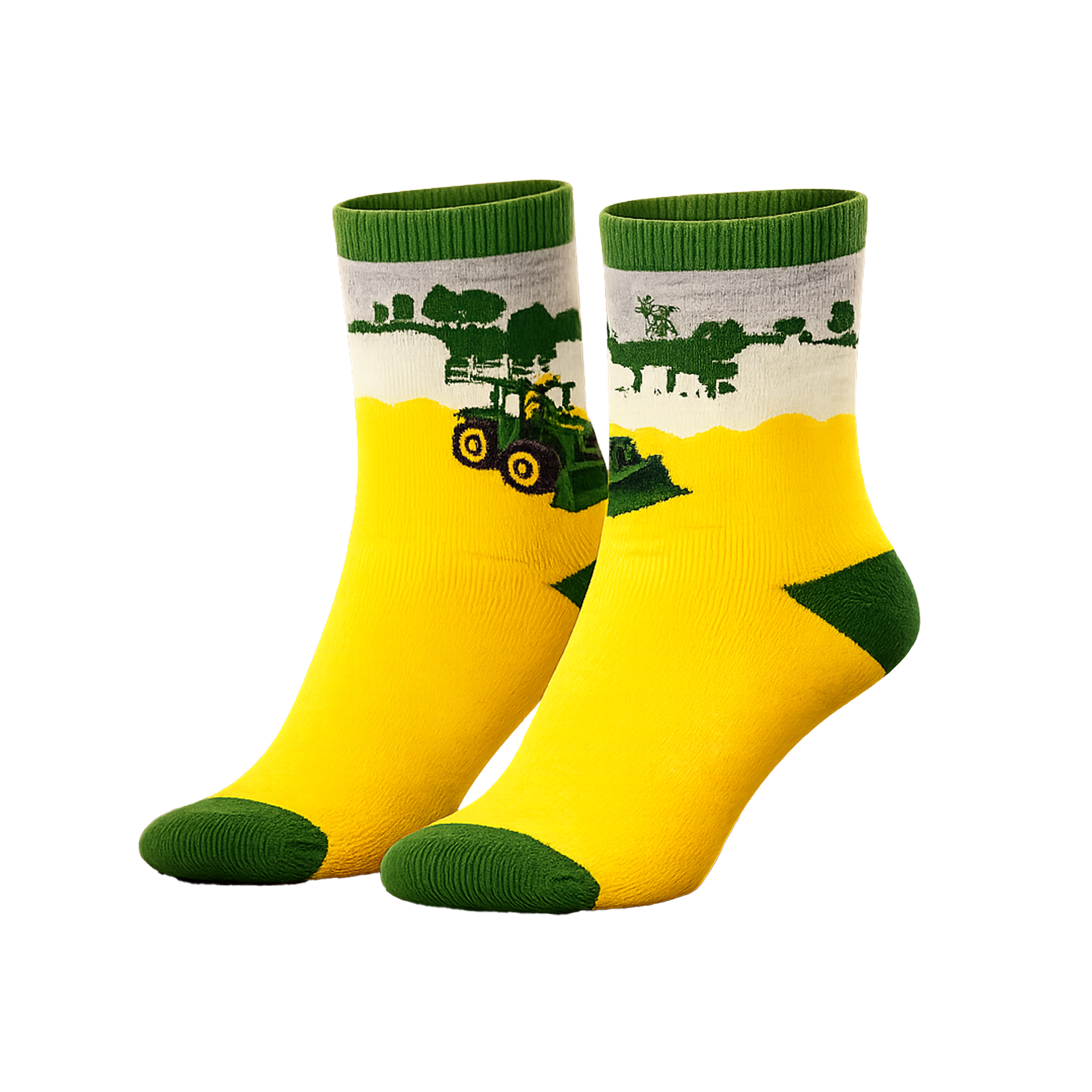 John Deere 3 Pack Crew Socks (2T-4T)