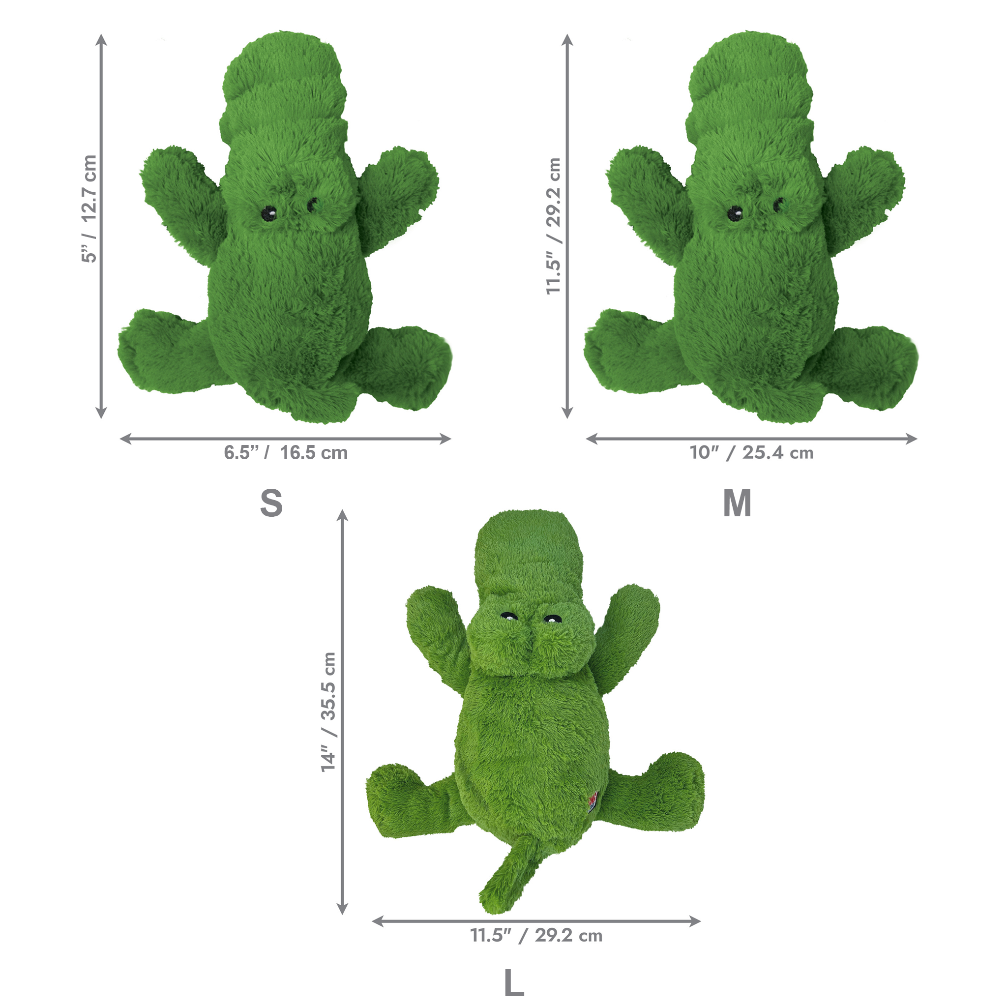 KONG Cozie Ali Alligator