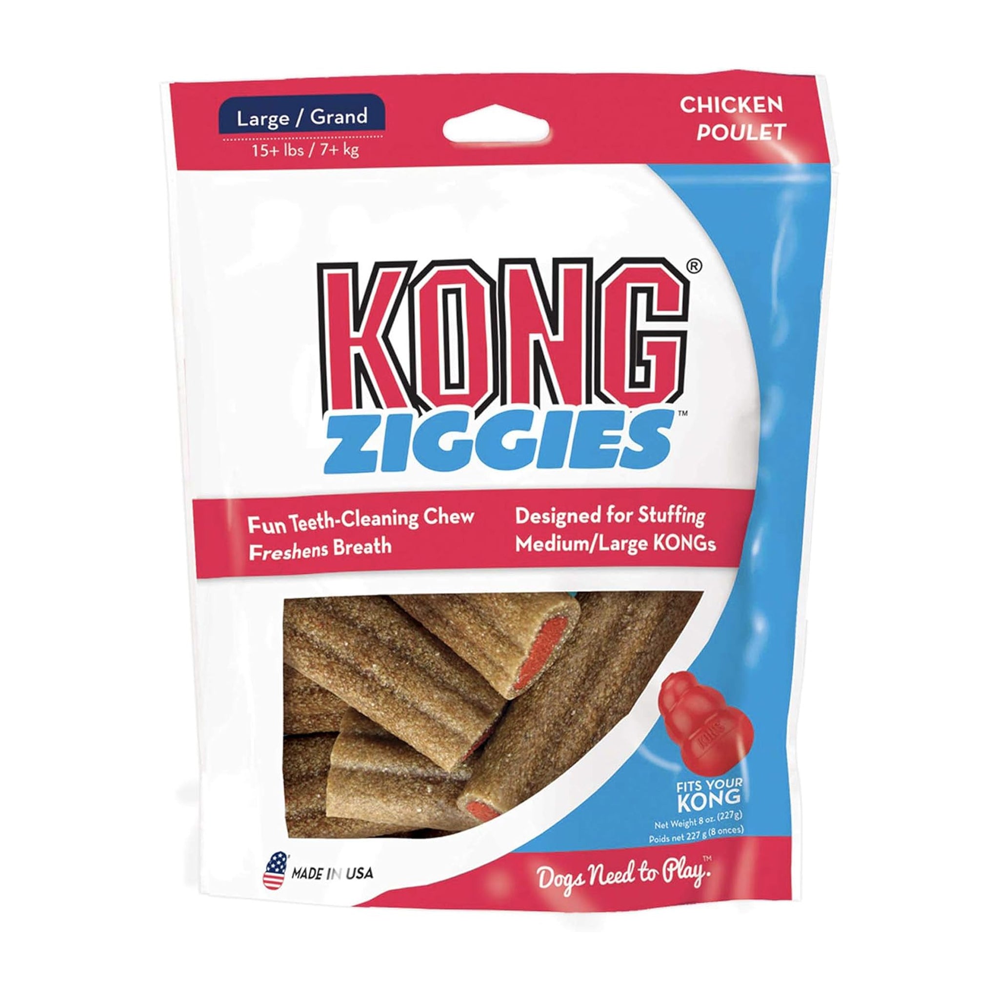 KONG Dog Ziggies Enhanced Dental Treats