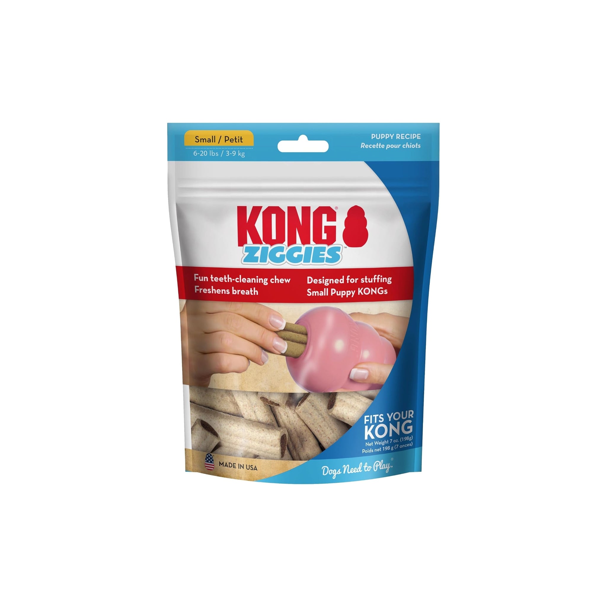 KONG Dog Ziggies Enhanced Dental Treats
