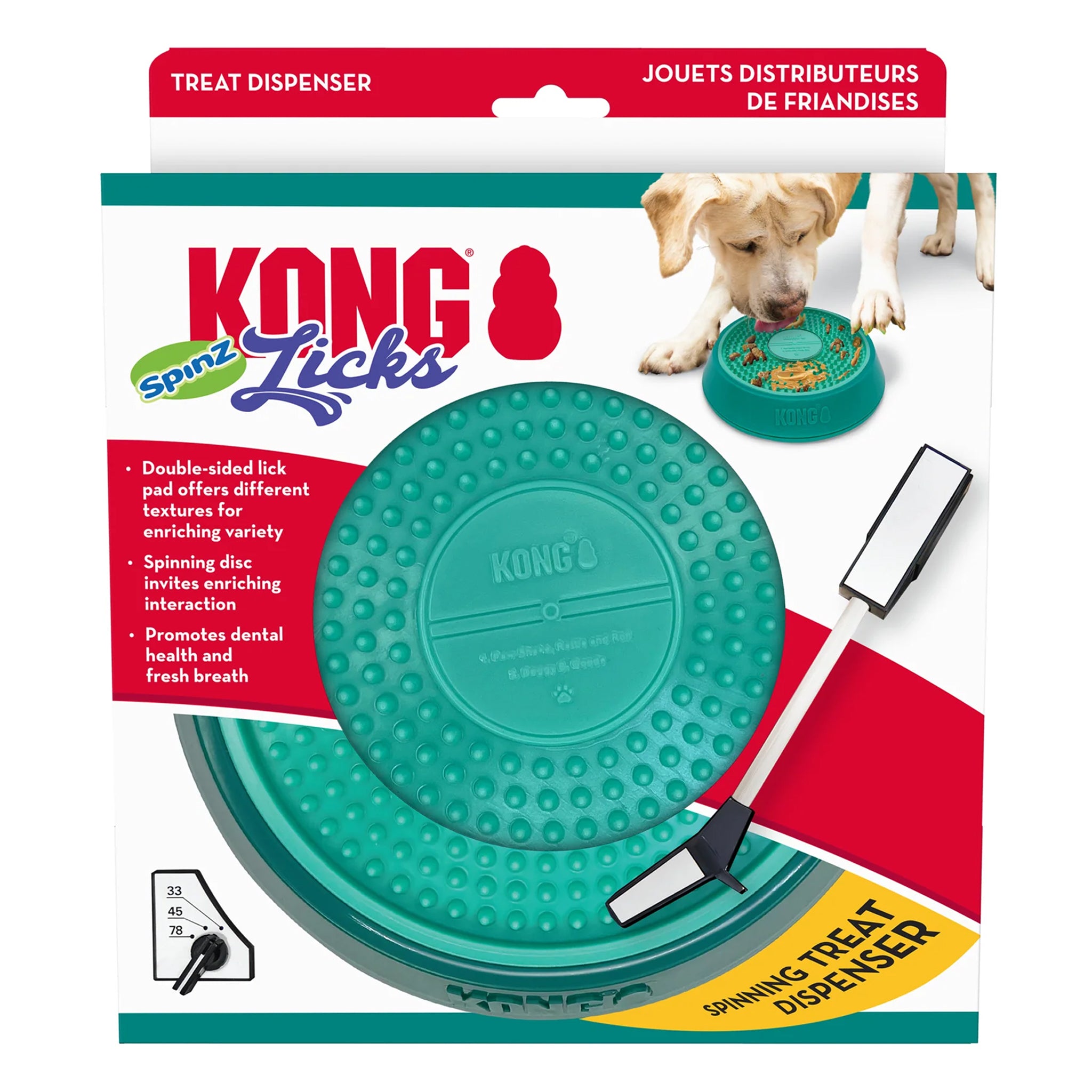 KONG Licks Spinz – Small & Large