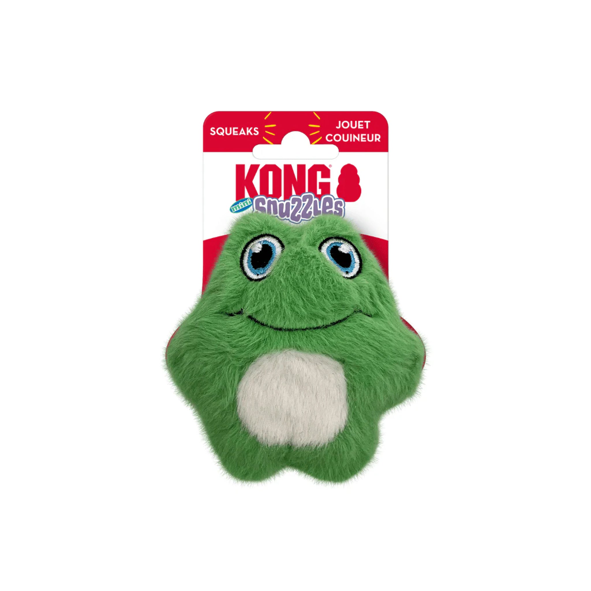 KONG Snuzzles Mini Plush Dog Toy – Pig, Duck & Frog