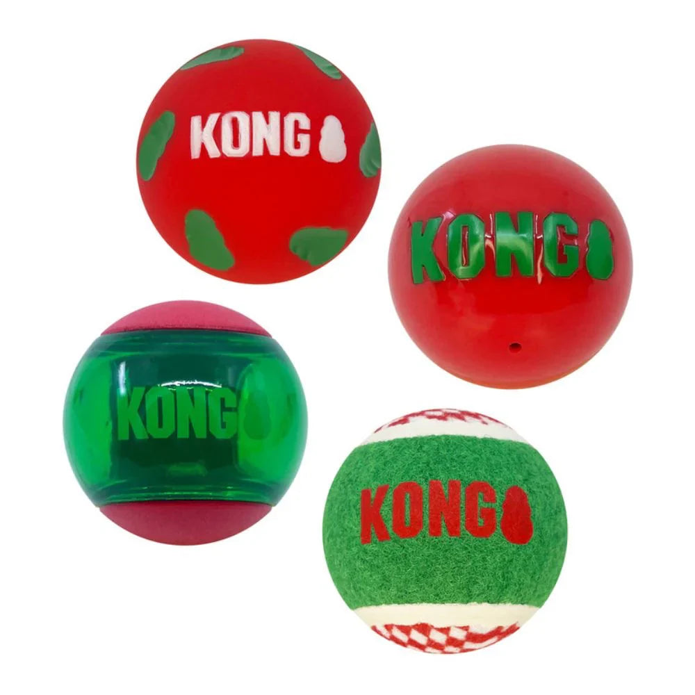 Kong Holiday Occasions Balls 4PK