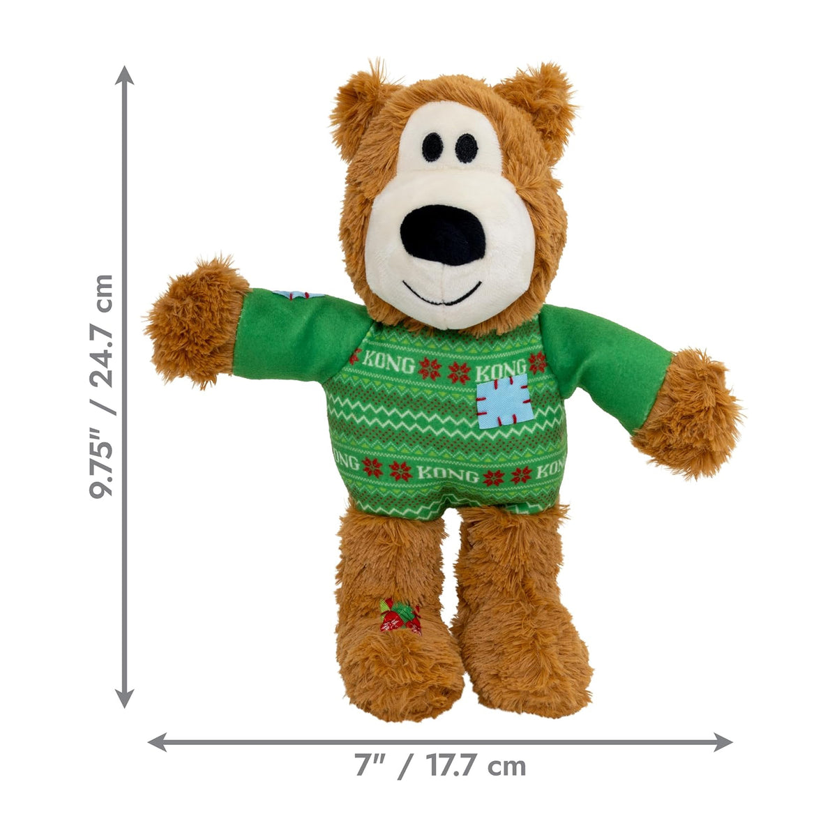 KONG Holiday Wild Knots Sweater Bear