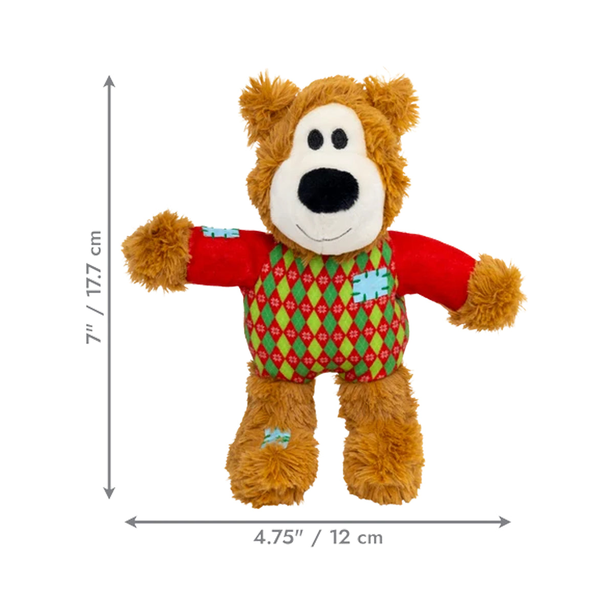 KONG Holiday Wild Knots Sweater Bear