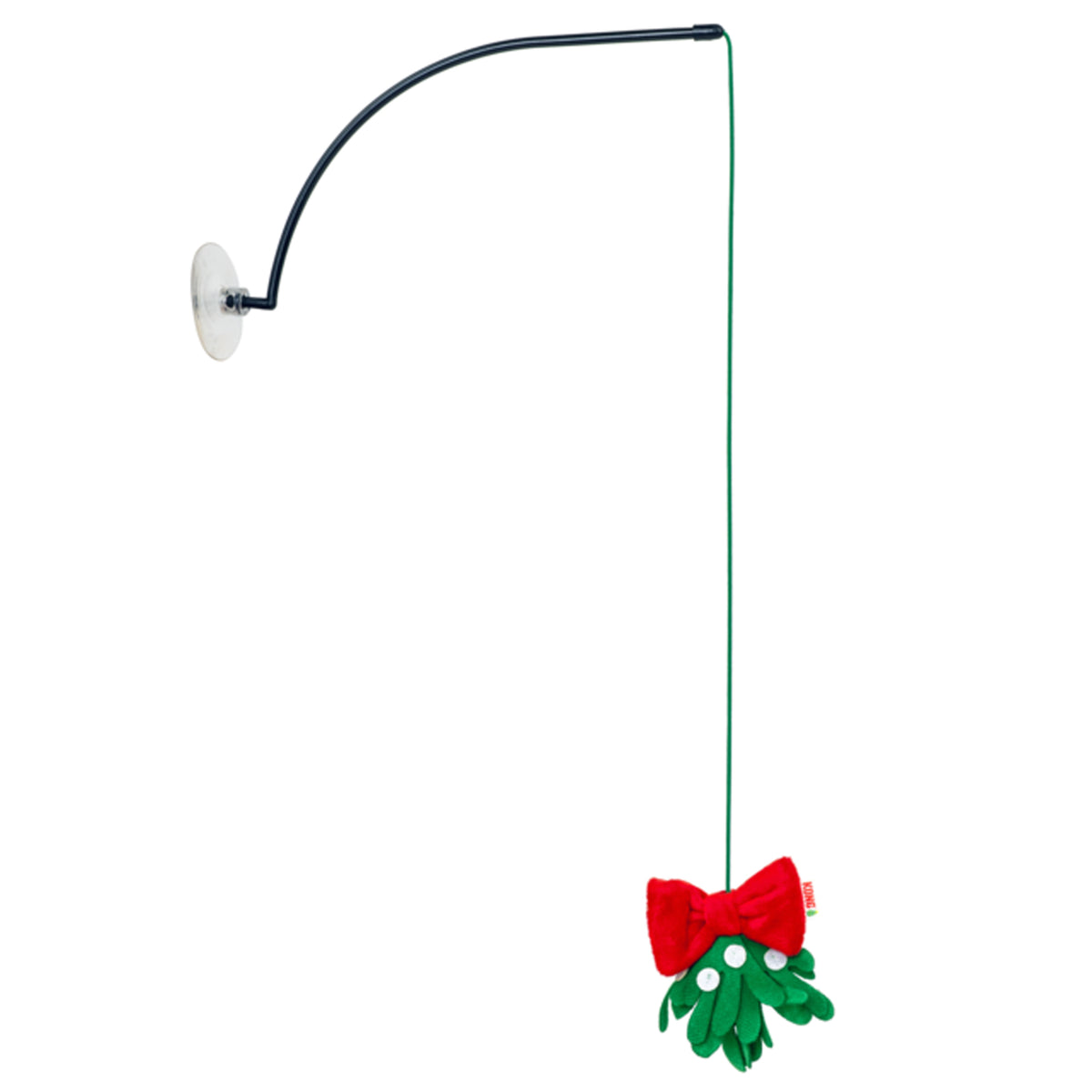 Kong Holiday Window Mistletoe Cat Teaser Toy