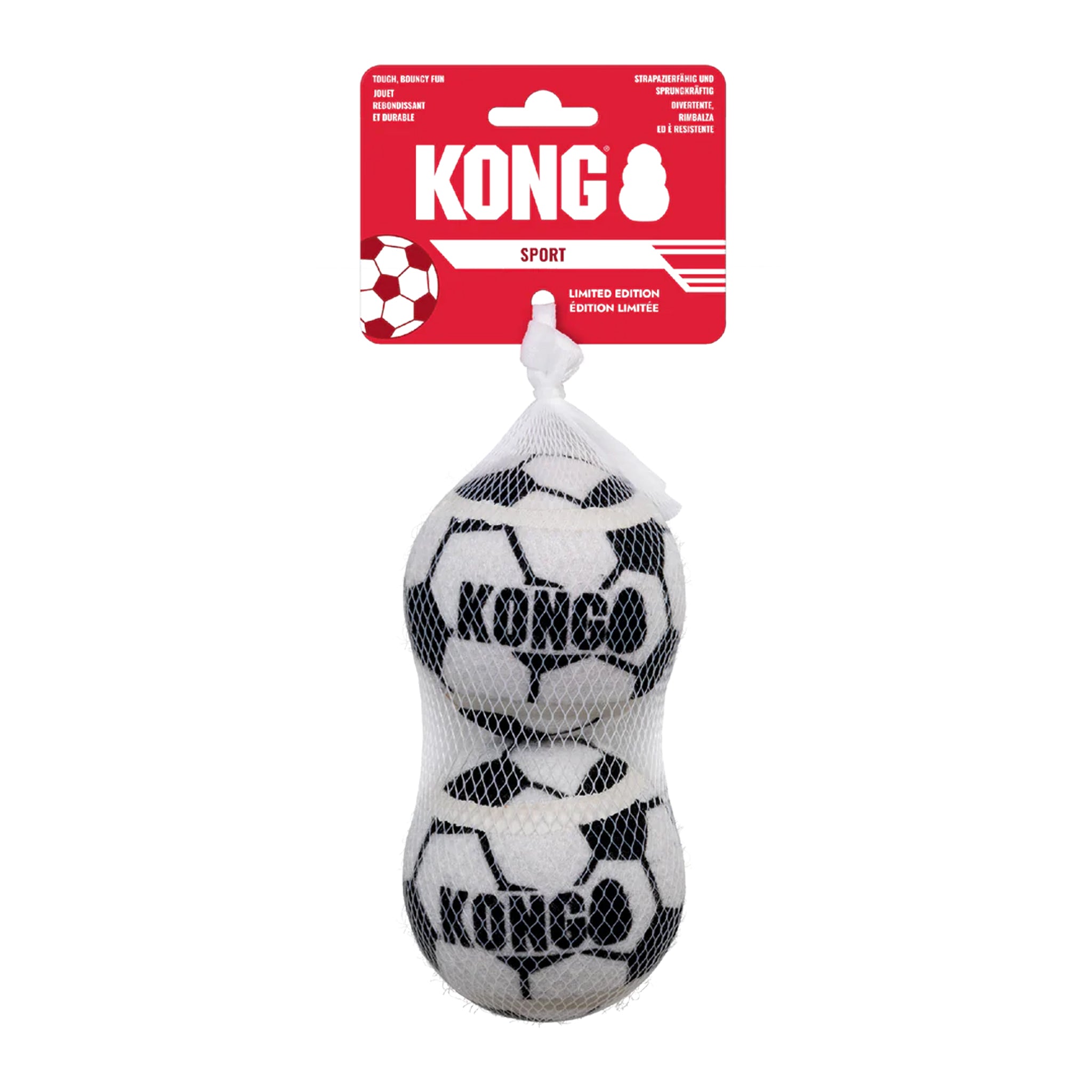 KONG Large Sport Soccer Balls 2pk