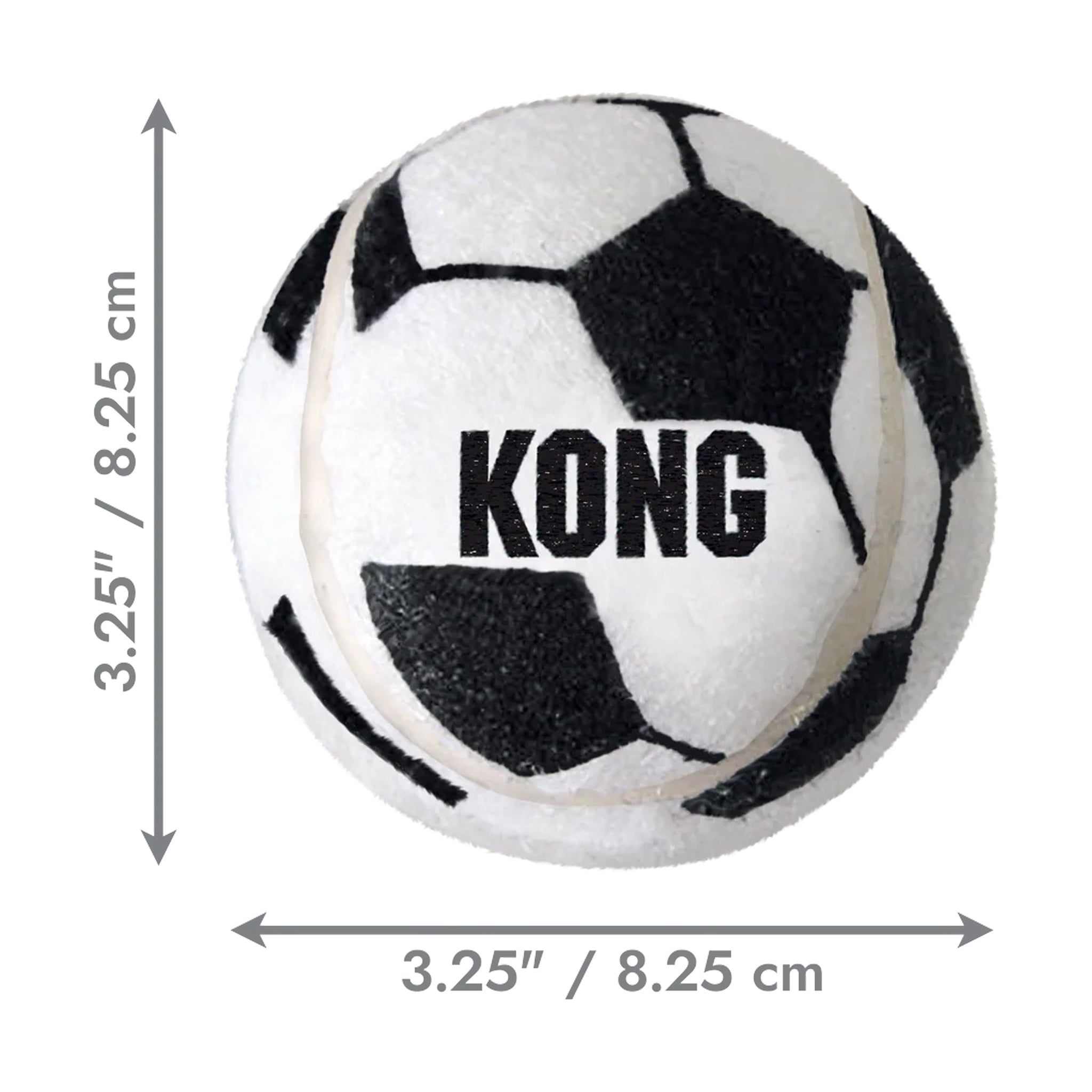 KONG Large Sport Soccer Balls 2pk