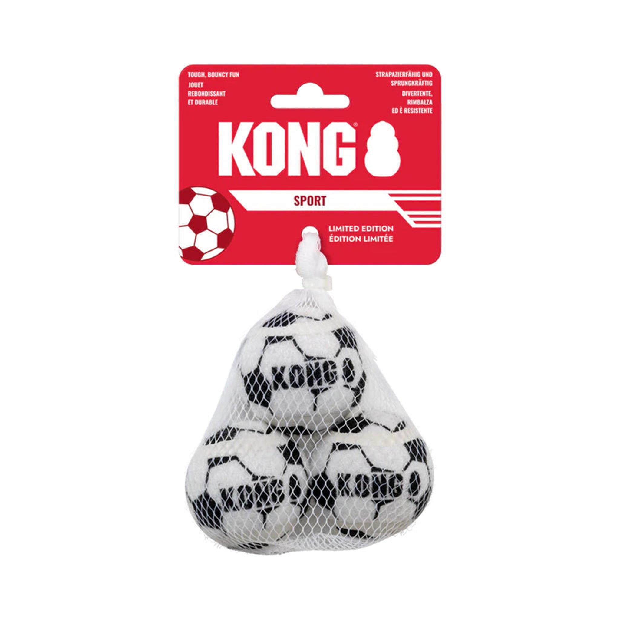 KONG Sport Small Soccer Balls 3pk