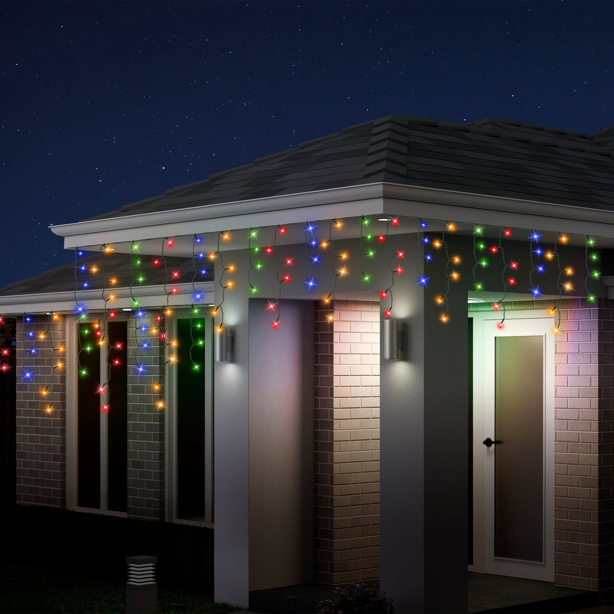 LED Icicles Flashing 300