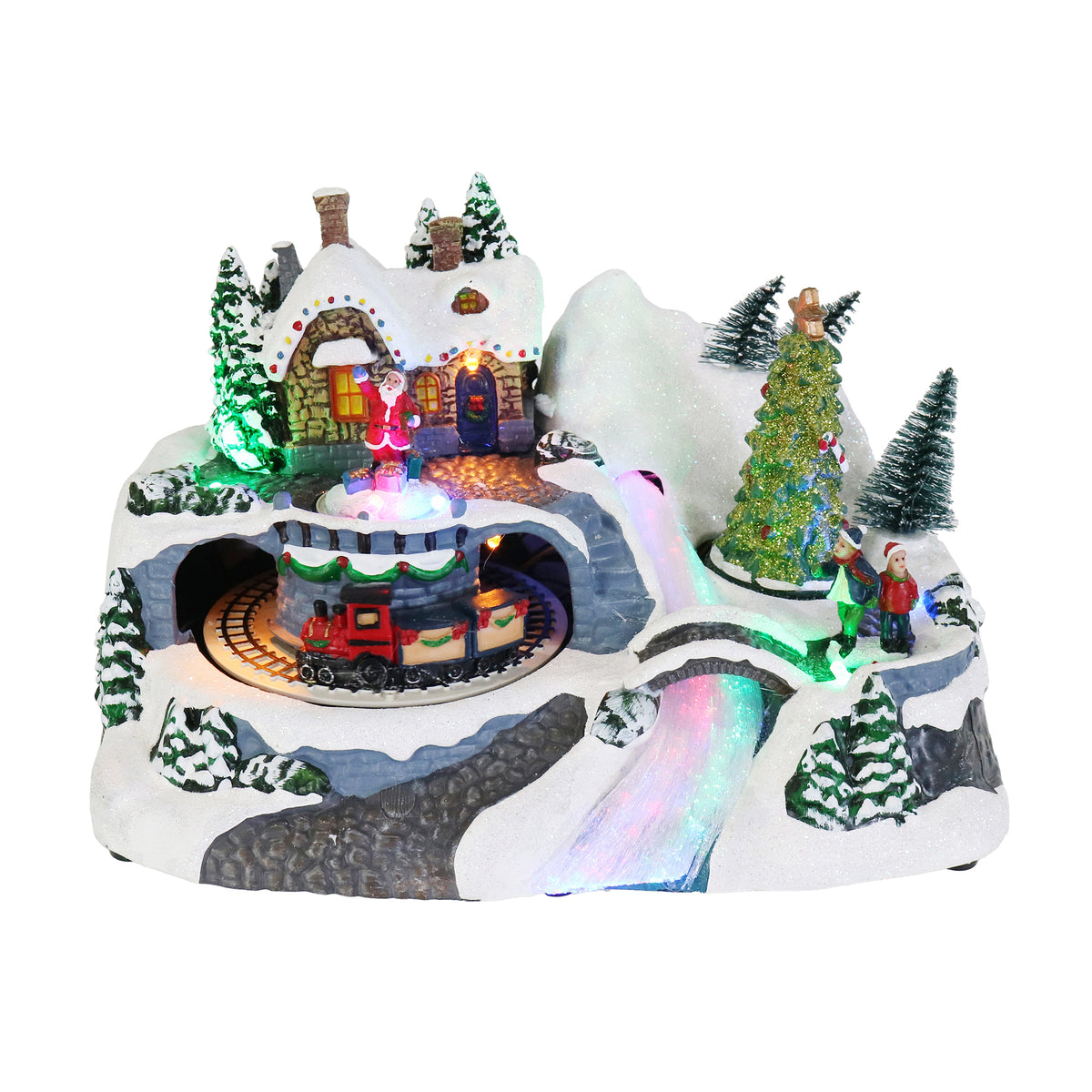 LED Musical Village Scene Assorted