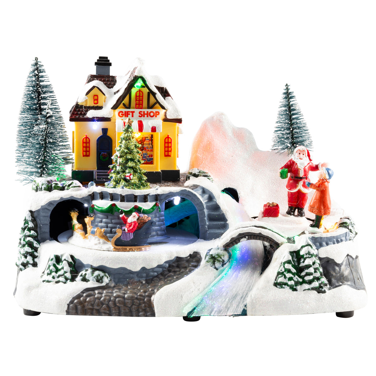 LED Musical Village Scene Assorted