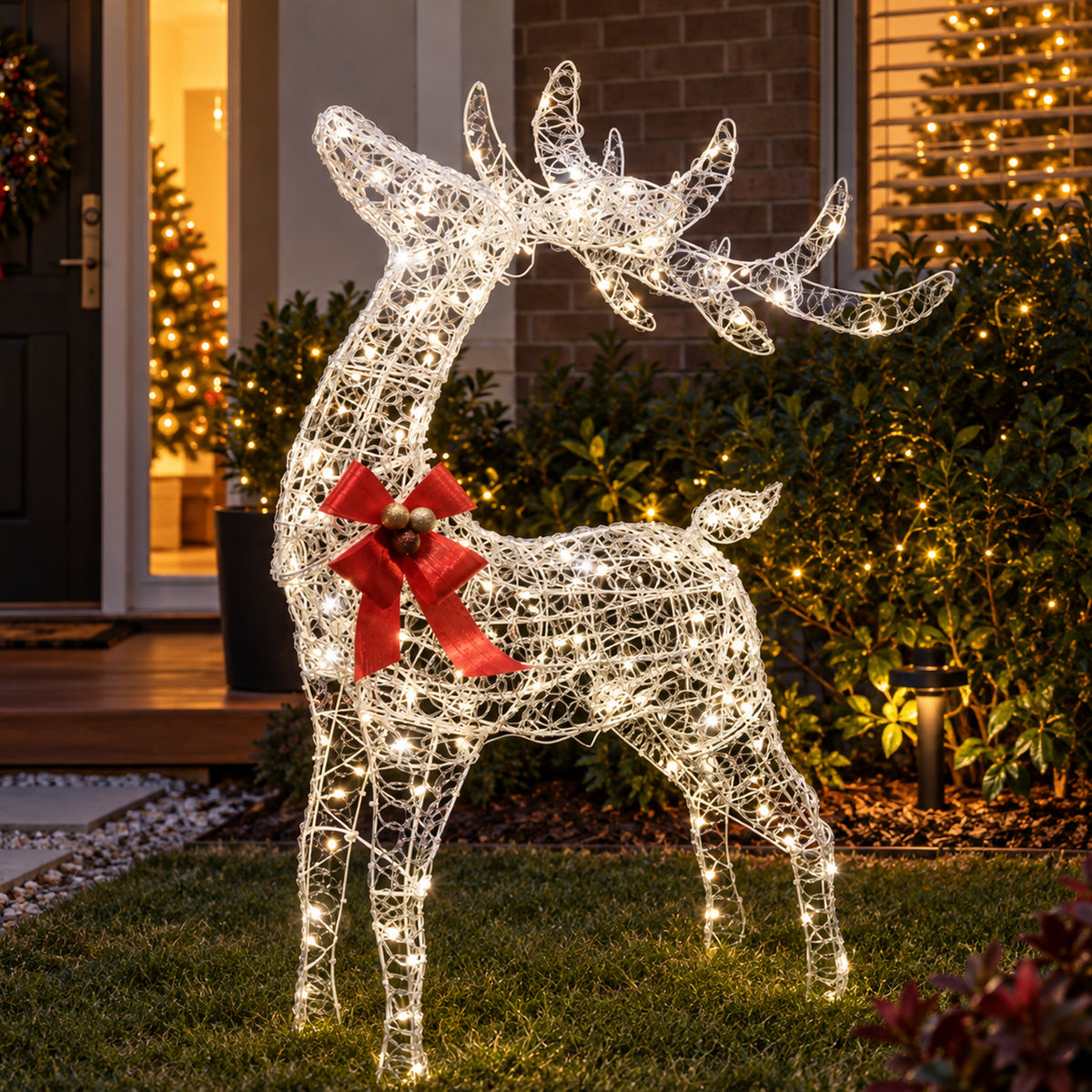 App Control LED PVC Spun Deer 134cm