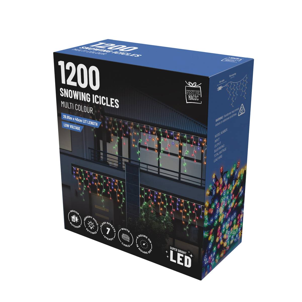 LED 1200 Snowing Icicles