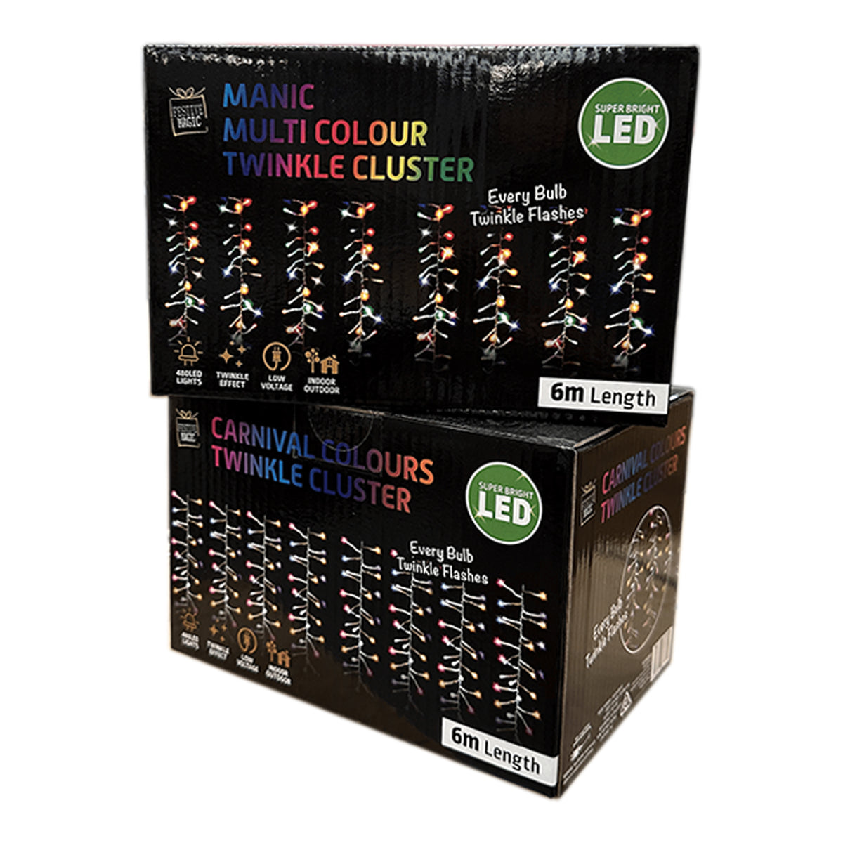 LED Crazy Cluster 6m