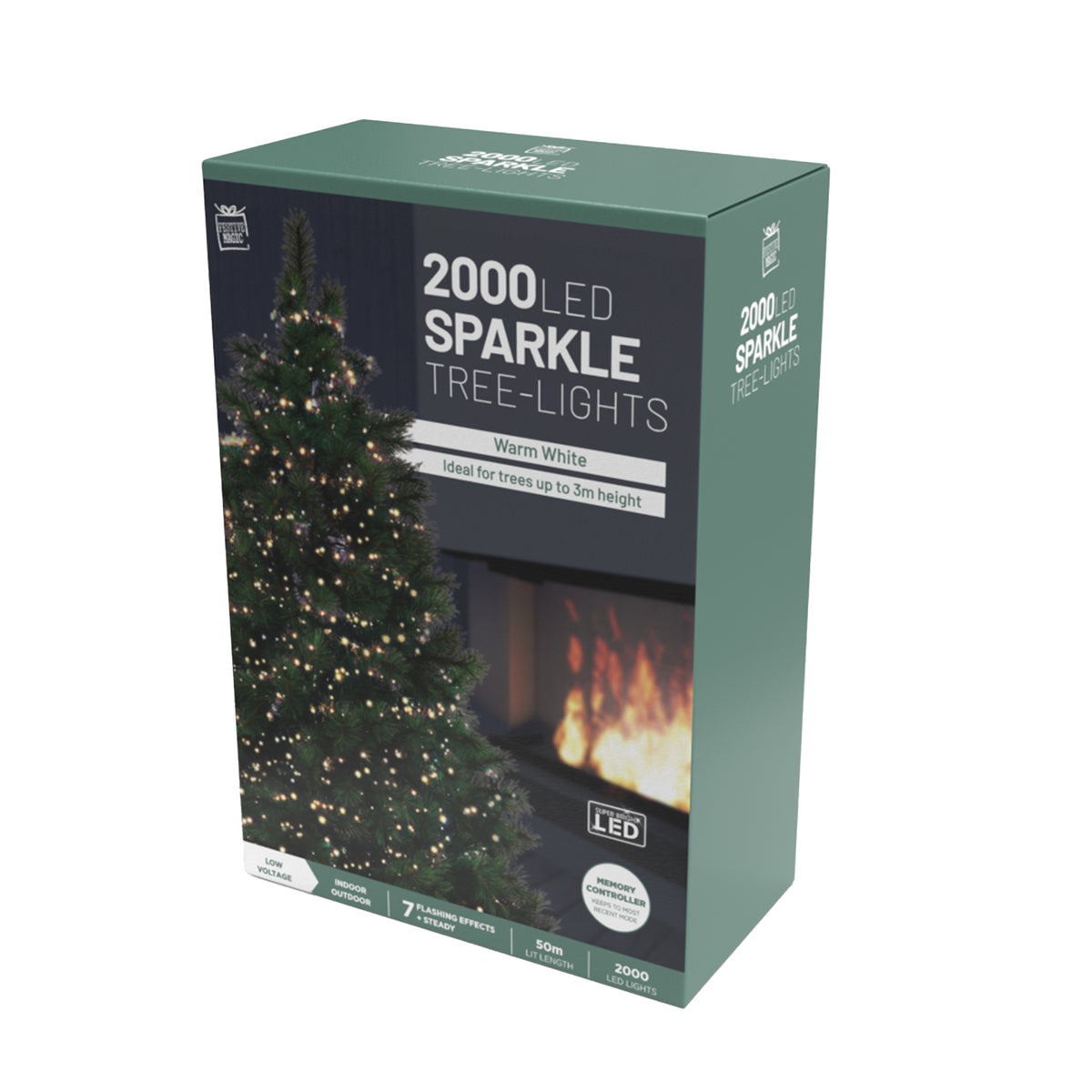 LED 2000 Treebrite Compact Fairy Lights