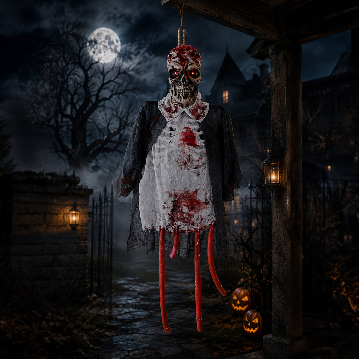 Light Up Bloody Zombie 95cm